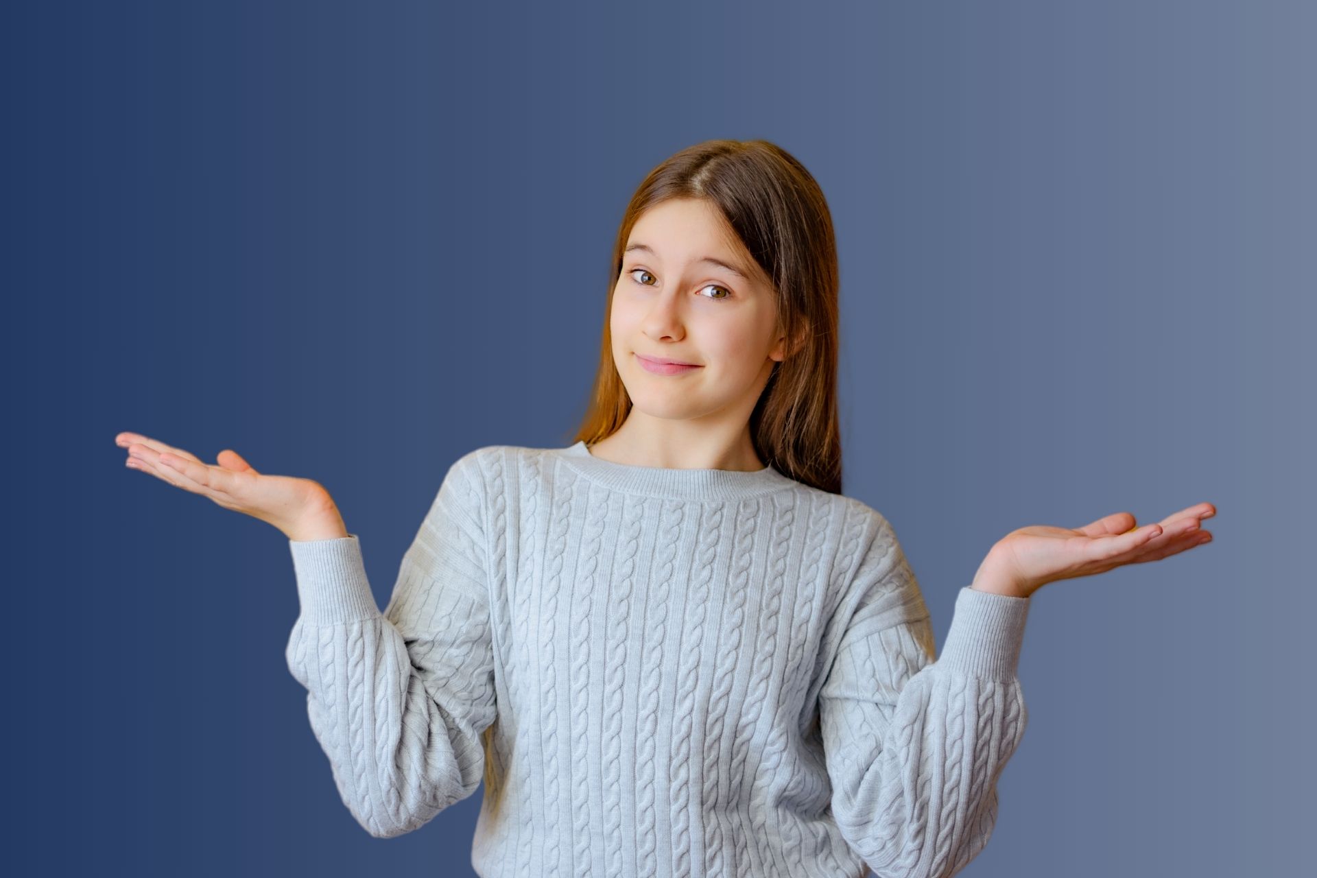 Woman having a hard time deciding