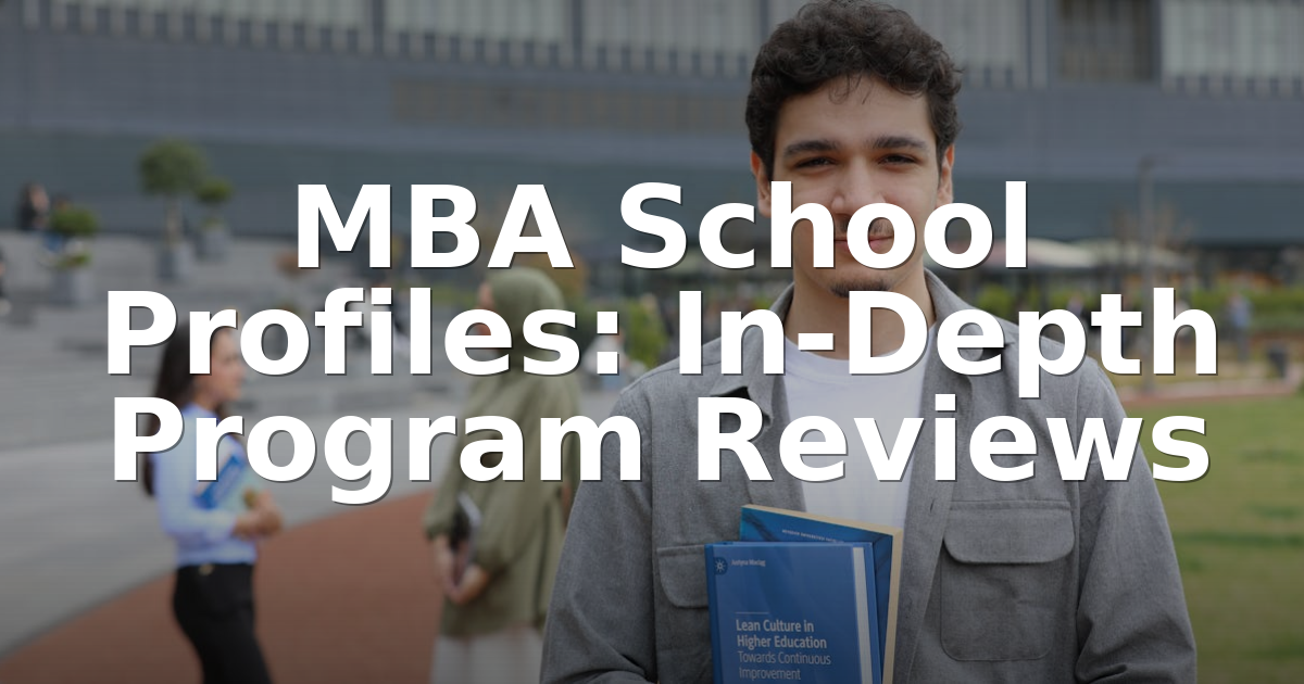 MBA School Profiles: In-Depth Program Reviews (2026)