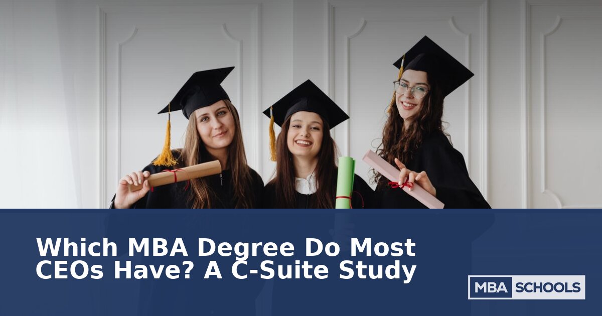 Which MBA Do Most CEOs Have? 2026 C-Suite Study