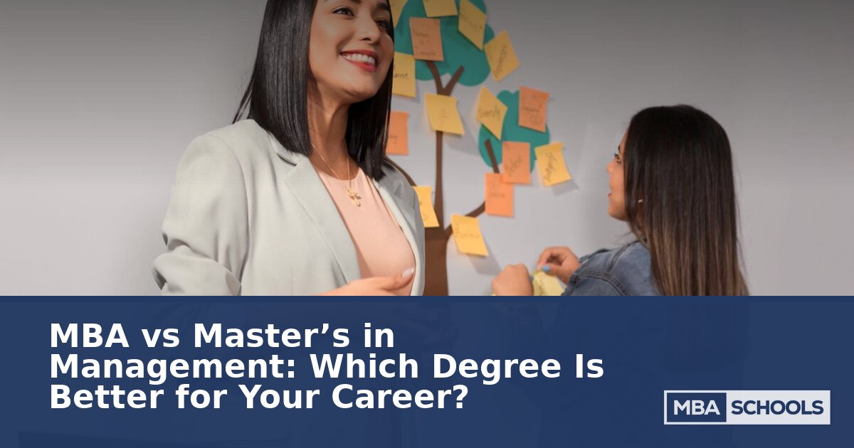 MBA vs Master’s in Management: Key Differences (2026)