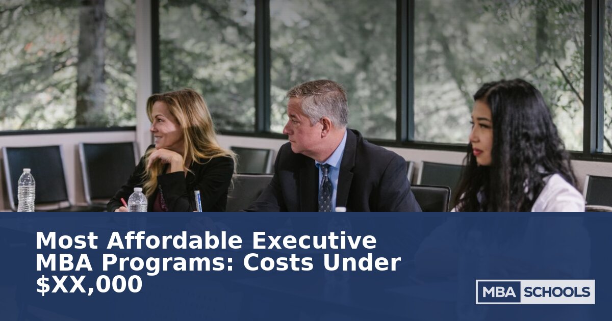 Best Affordable Executive MBA Programs (2026)