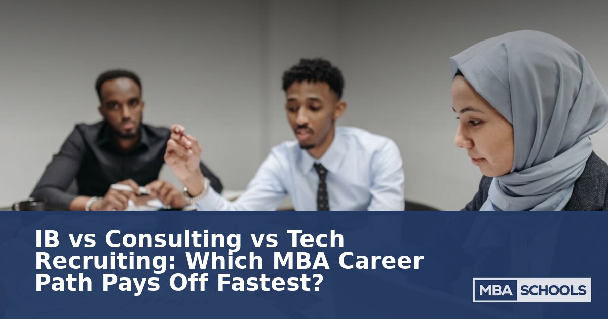 IB vs Consulting vs Tech: Which MBA Path Pays Off Fastest