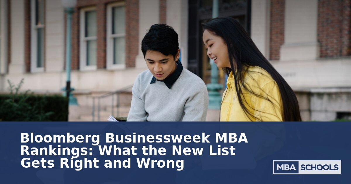 Bloomberg Businessweek 2026 MBA Rankings Explained