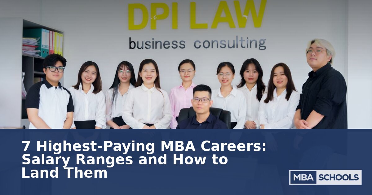 Highest-Paying MBA Careers 2026: Salaries & How to Land Them