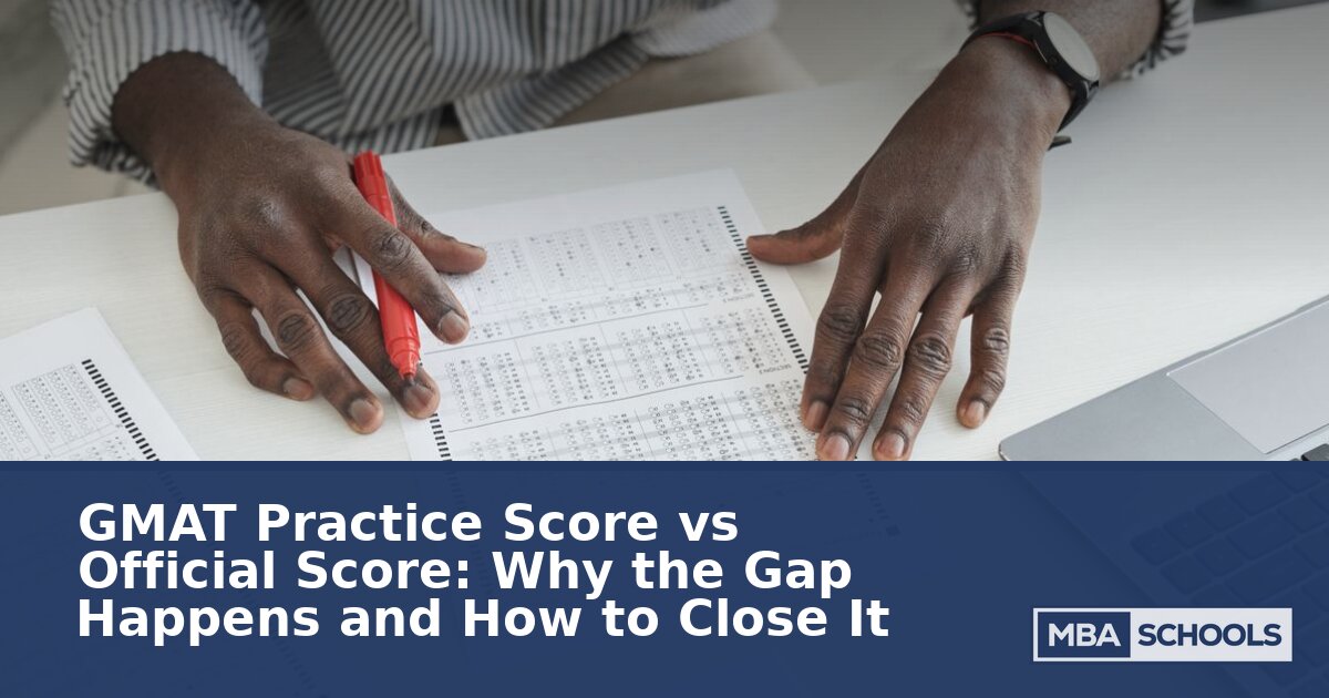 GMAT Practice vs Official Score: Why the Gap Happens