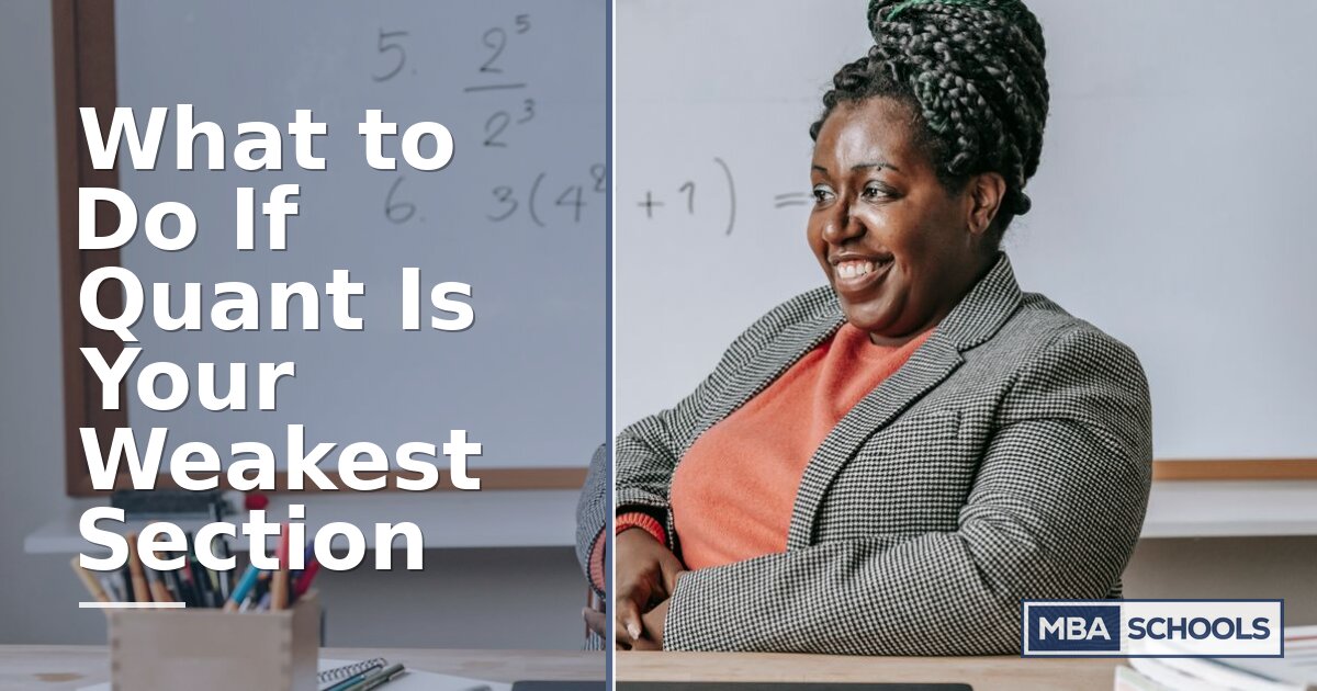 What to Do If GMAT Quant Is Your Weakest Section (2026)
