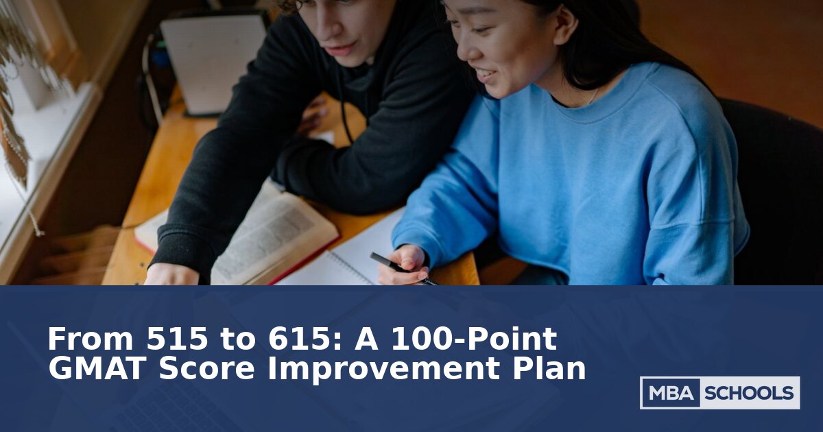 515 to 615: 100-Point GMAT Score Improvement Plan (2026)